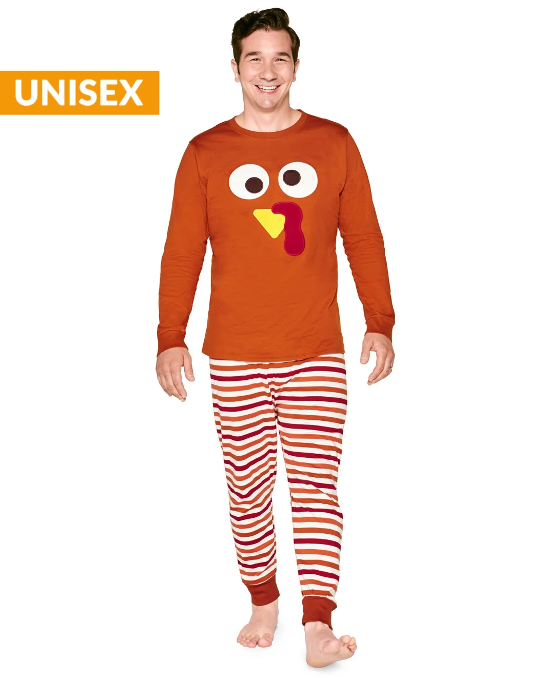 Pyjama 2 pièces en coton pour adulte avec motif dinde - Gymmies