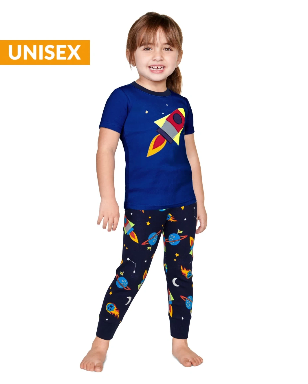 Kids Future Astronaut Cotton 2-Piece Pajamas - Gymmies