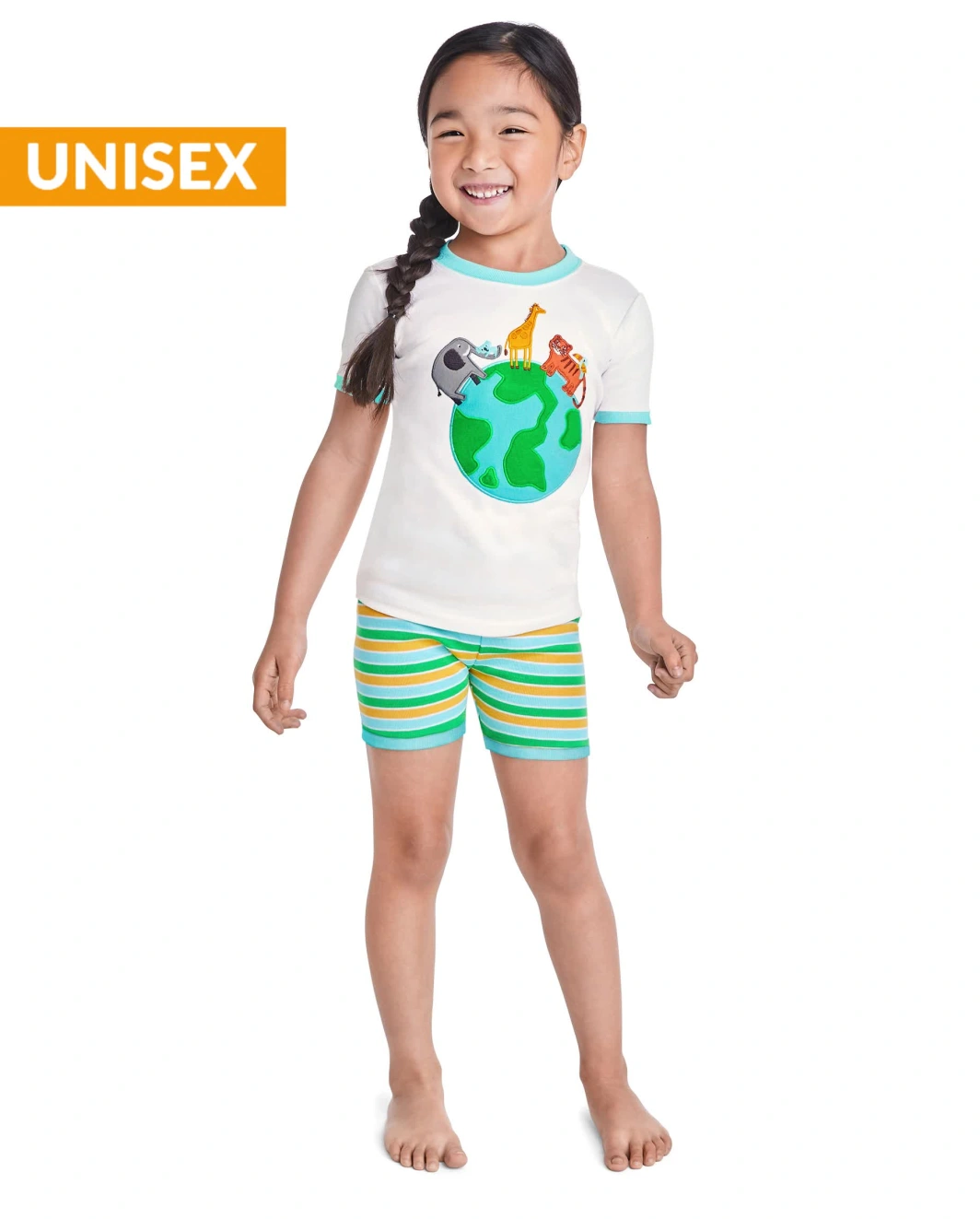 Pyjama ajusté en coton pour enfants Earth - Gymmies
