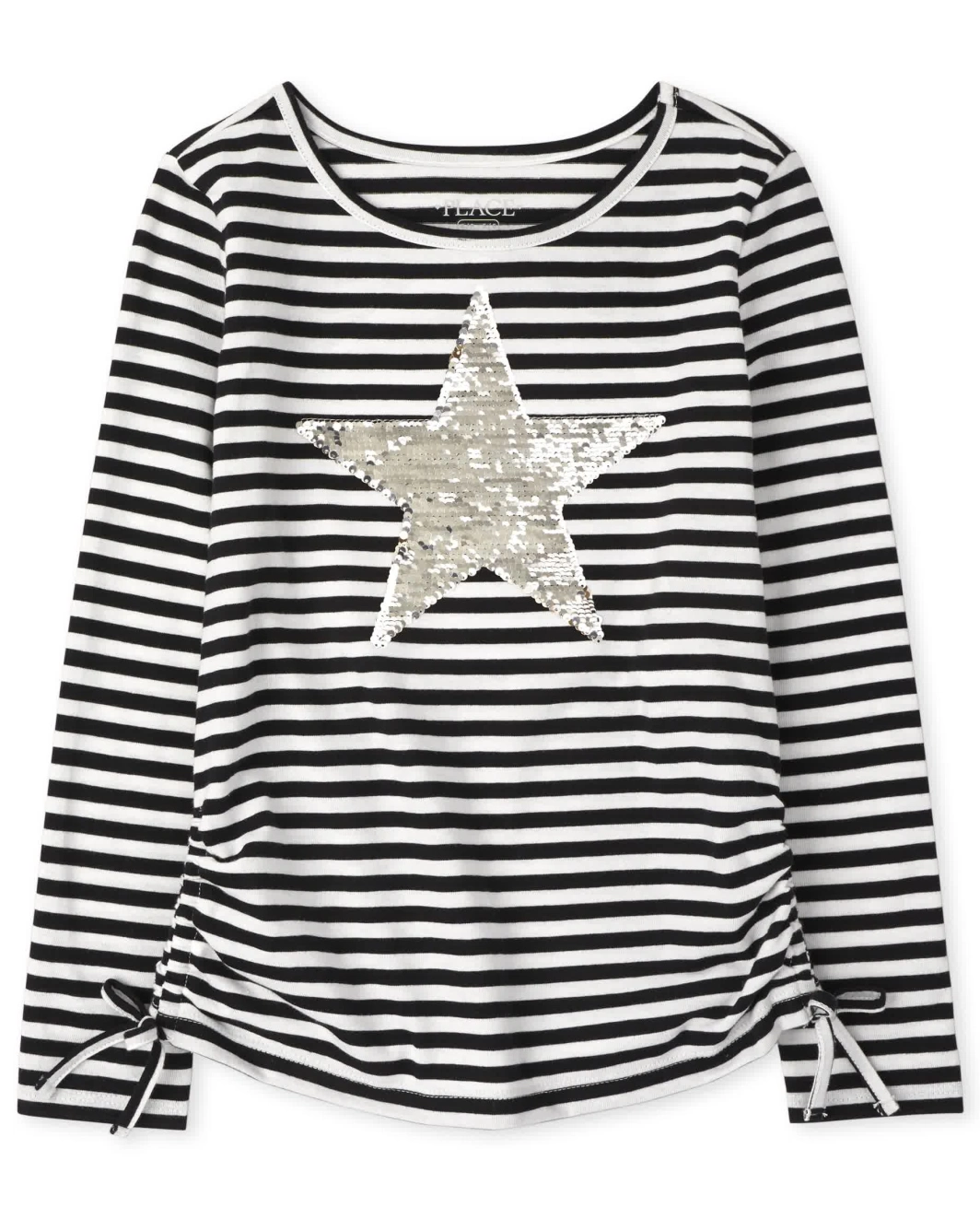 Top ceñido con estrella y lentejuelas Flip para niñas