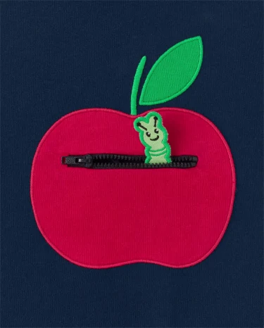 Boys Peek-A-Boo Apple Patch Top - Teacher's Favorite