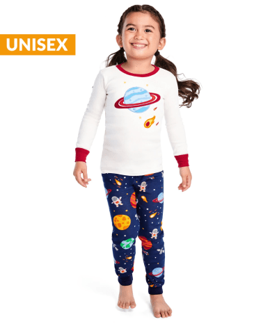 Unisex Comet Club Cotton 2-Piece Pajamas - Gymmies