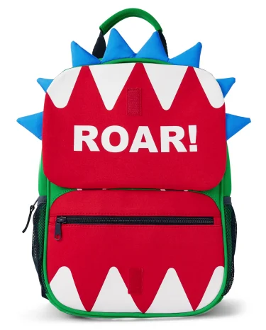 Boys Embroidered Dino Backpack - Uniform