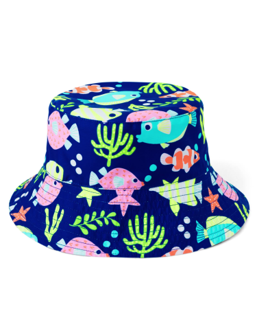 Boys Sea Life Bucket Hat - Splish-Splash
