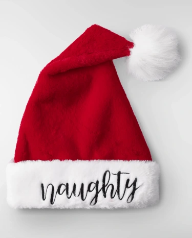 Sombreros de Papá Noel reversibles para adultos unisex