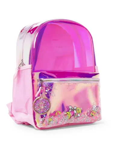 Girls Shakey Rainbow Emoji Backpack