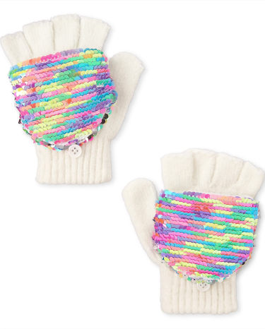 The Childrens Place Girls Gloves Pack of Two