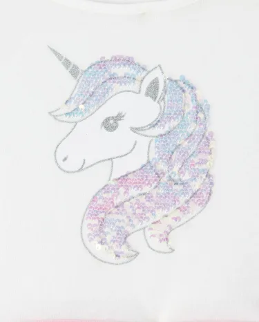 Girls Flip Sequin Knit To Woven Dress