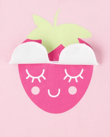 Top peek-a-boo con purpurina para bebés y niñas pequeñas