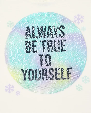 Girls Disney Frozen 2 Flip Sequin Elsa Graphic Tee