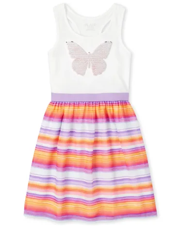 Children's place butterfly dress best sale