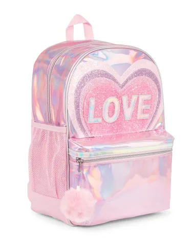 Girls Glitter Love Backpack