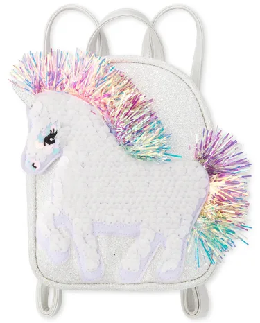Girls Flip Sequin Unicorn Mini Backpack