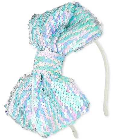 Girls Flip Sequin Bow Headband