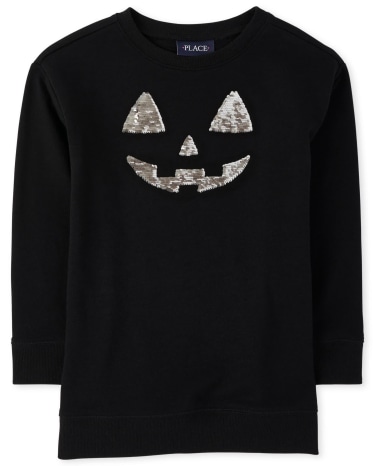 SUPEYA Womens Halloween Pumpkin Face Sweatshirts Tops Jack O Lantern Graphic Casual Long Sleeve Hoodies