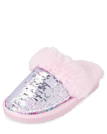 children's sequin slippers