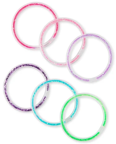 Girls Shakey Bangle Bracelet 6-Pack