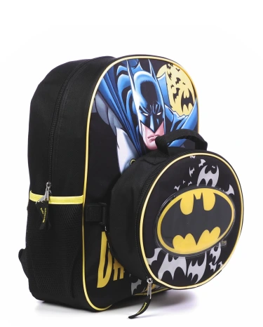 Conjunto de 2 piezas de mochila de Batman para niños