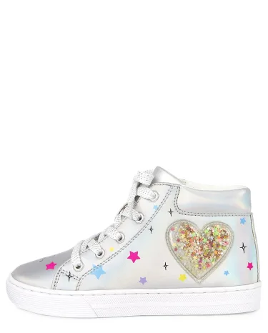 Zapatillas altas Shakey Heart para niña