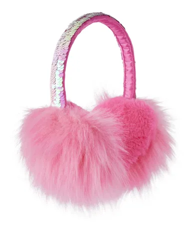 Girls Flip Sequin Ear Muffs