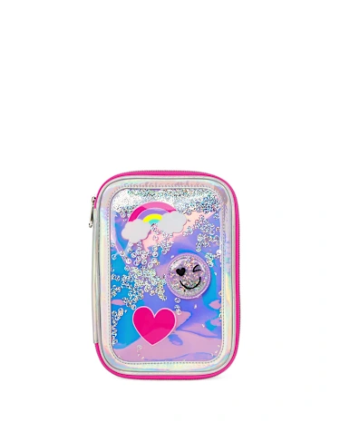 Estuche Niña Holográfico Happy Face
