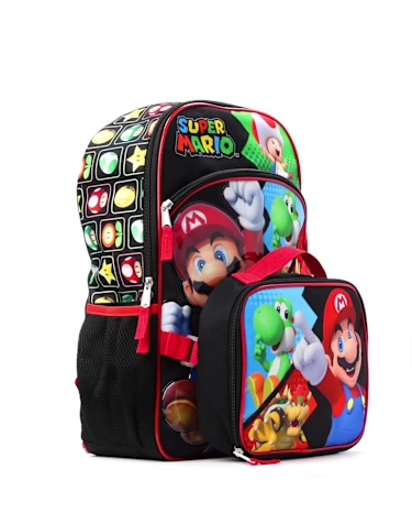 Ensemble 2 pièces sac à dos Super Mario pour garçon