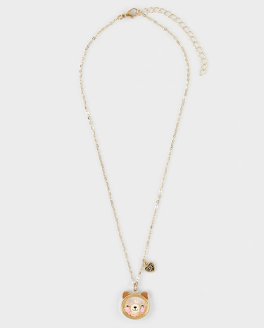Girls Shakey Bear BFF Necklace 2-Pack - MULTI CLR