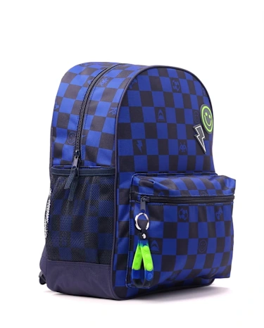 Boys Checkered Gamer Backpack 2-Piece Set