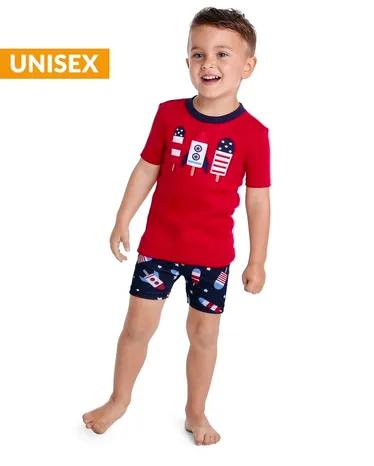 Kids American Popsicle Snug Fit Cotton Pajamas - Gymmies