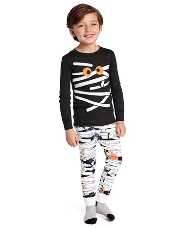 Kids Mummy Snug Fit Cotton Pajamas - Gymmies