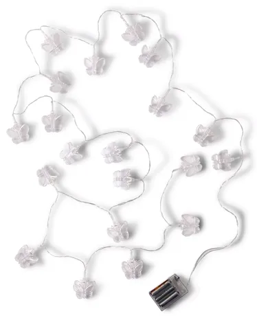 Luces LED con clip de cadena de mariposa para niñas preadolescentes