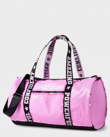 Tween Girls Sequin Sport Duffle Bag
