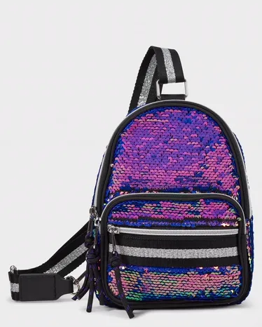Bolso bandolera con lentejuelas para niñas Tween
