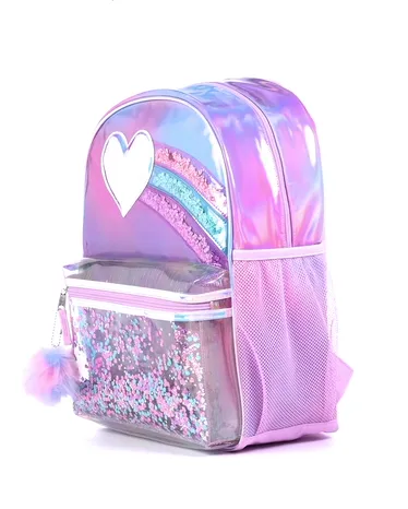 Girls Shakey Rainbow Backpack