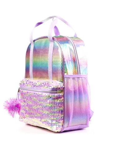 Sac à dos à sequins métallisés pour fille