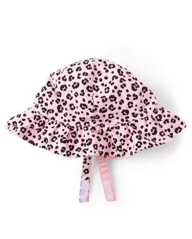 Baby Girls Print Ruffle Bucket Hat