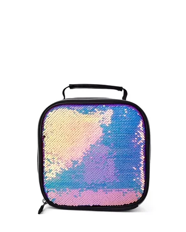 Girls Holographic Flip Sequin Lunchbox
