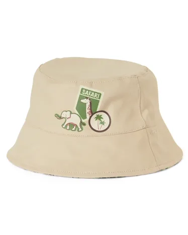 Chapeau cloche réversible Safari Bébé Garçon