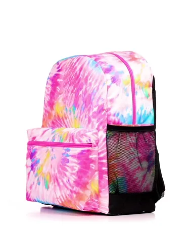 Girls Rainbow Tie Dye Backpack