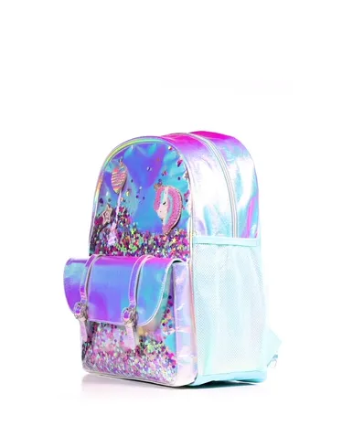 Girls Holographic Shakey Unicorn Backpack - view 1