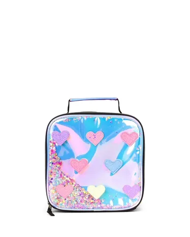 Girls Holographic Shakey Heart Lunchbox - view 1