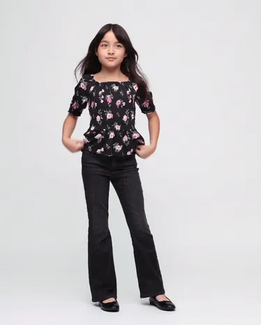 Girls Flare Jeans