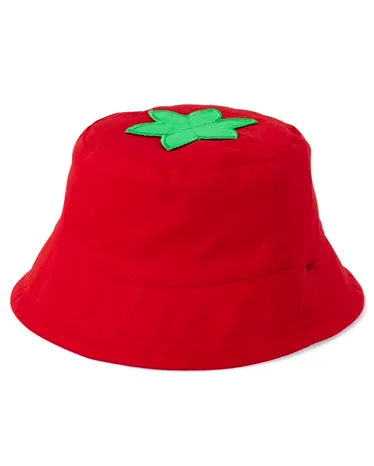 Baby Girls Strawberry Reversible Bucket Hat
