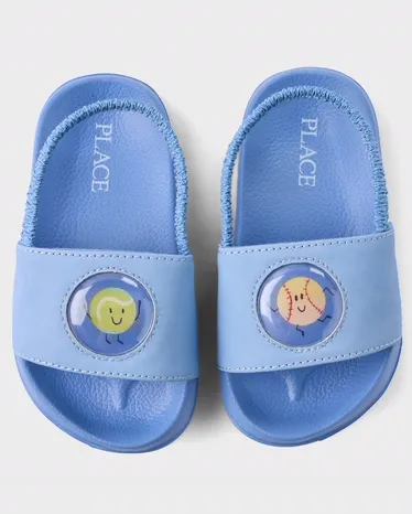 Toddler Boys Lenticular Sports Slides